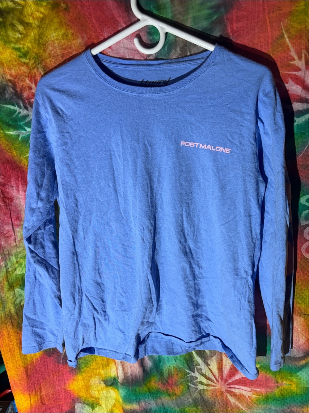 Post Malone x Stoney Hunting club 2017 Long Sleeve Tee in Periwinkle